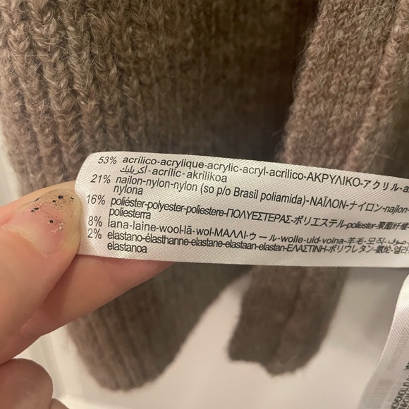 Zara long knitted coat - Picture 8 of 8